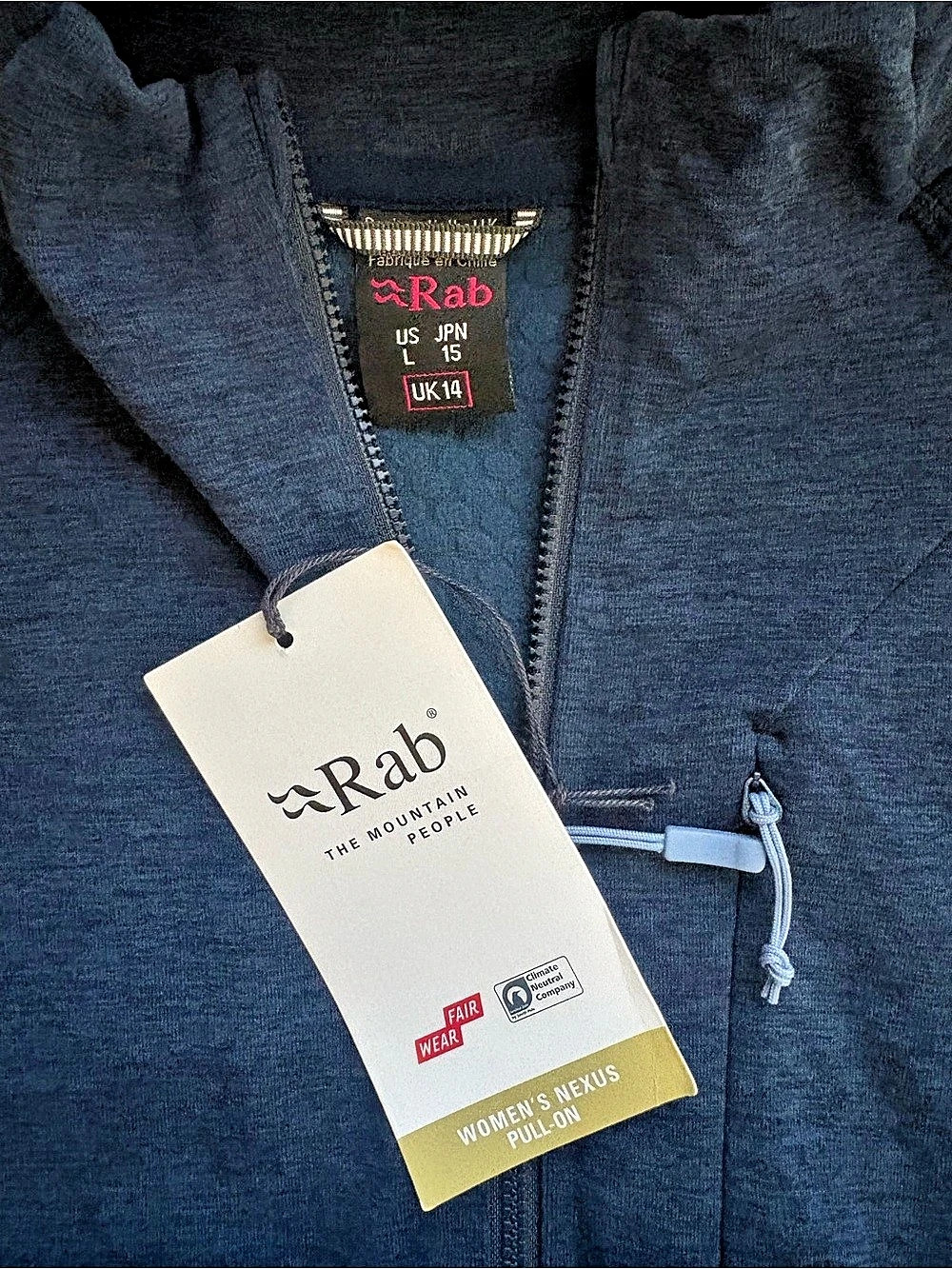 Rab Women's Nexus Pull-On Blue Pull-On Top